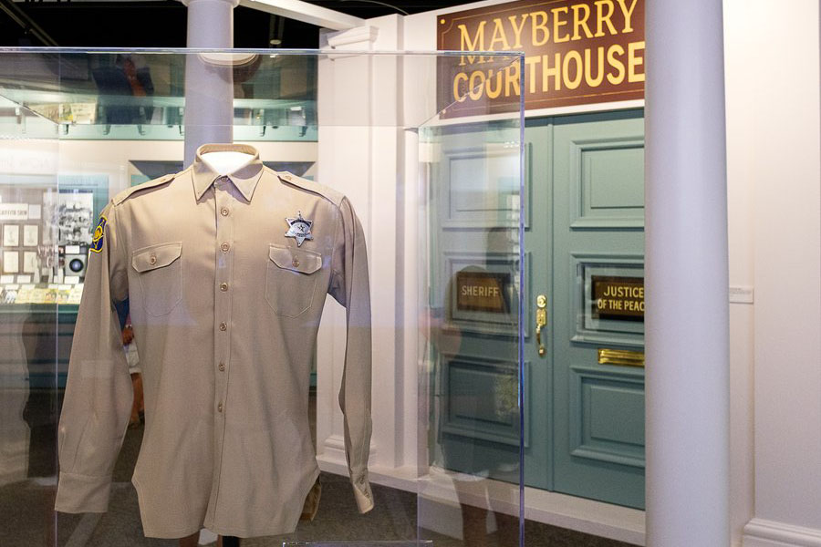 The Andy Griffith Museum is a museum dedicated to the life and career of American actor, television producer, and singer Andy Griffith. The museum, which houses the world's largest collection of Andy Griffith memorabilia, is located in Griffith's hometown of Mount Airy, North Carolina.